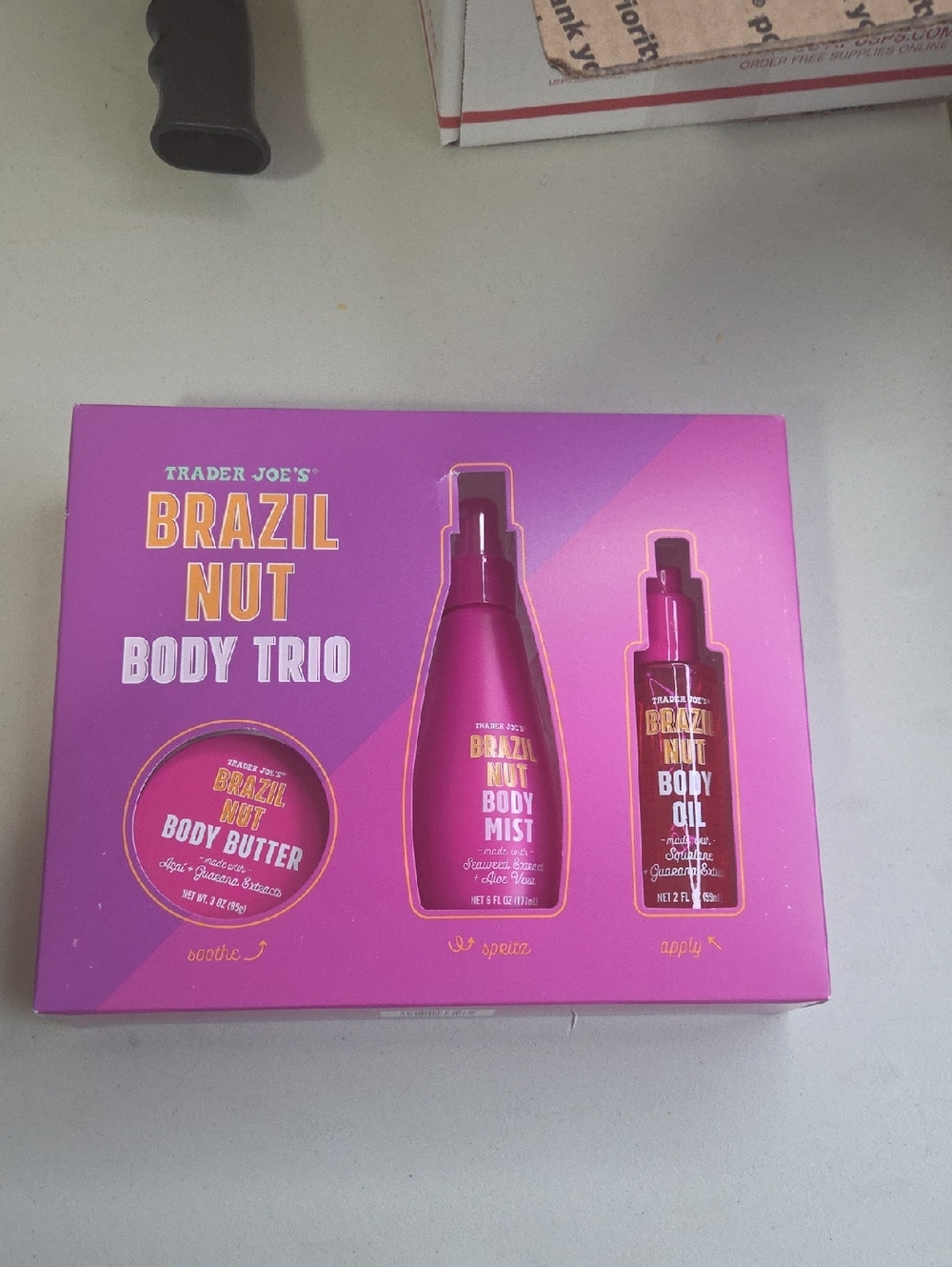 Trader Joe's Brazil Nut Body Trio - Pink